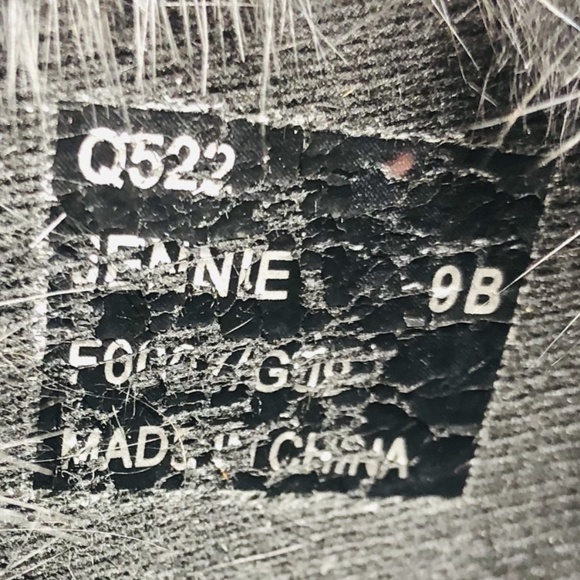 Coach Jennie Monogram Signature Rabbit Fur Black & Red Plaid Boots 9B Q522 - Picture 16 of 16